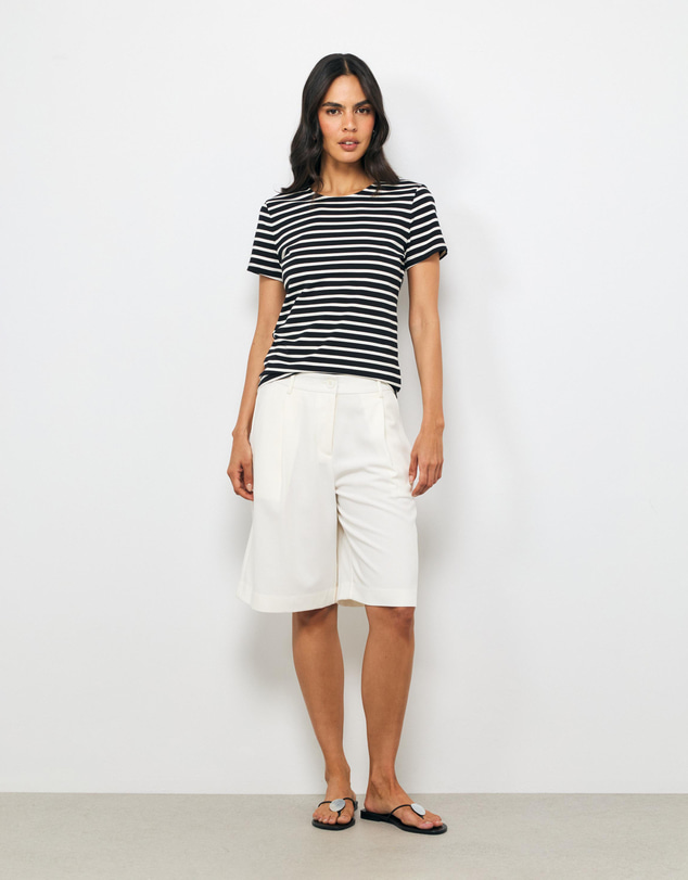 AERE - Stripe Cotton Baby Tee