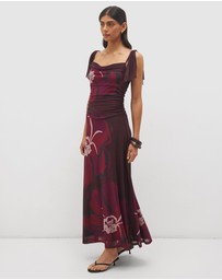 MON RENN - Lima Cowl Neck Dress