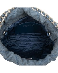 Pre-Loved by Azura Reborn - Pre-Loved Mini Denim Studded 22 Handbag