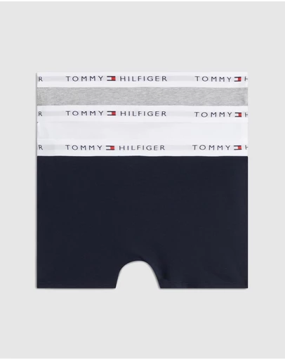 Tommy Hilfiger - 3-Pack Signature Logo Waistband Trunks - Teens