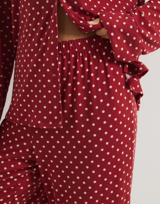 Atmos&Here - Evie Polka Dot Long Sleeve Pyjama Set