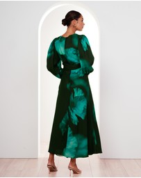 Pilgrim - Lucille V-neck Maxi Dress