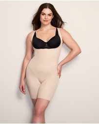 Cupid Fine Shapewear - Shape Away Extra-Firm Cupless Body & Thigh Shaper