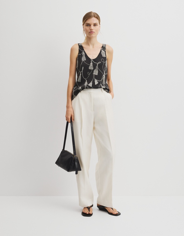 Country Road - Print Scoop Neck Top
