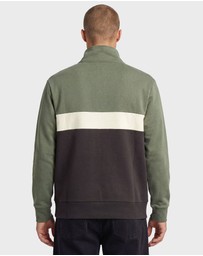 Academy Brand - Academy Contrast 1/4 Zip Sweat