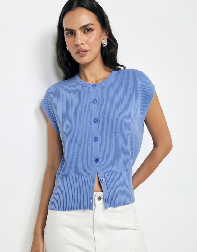 AERE - April Organic Cotton Knit Vest