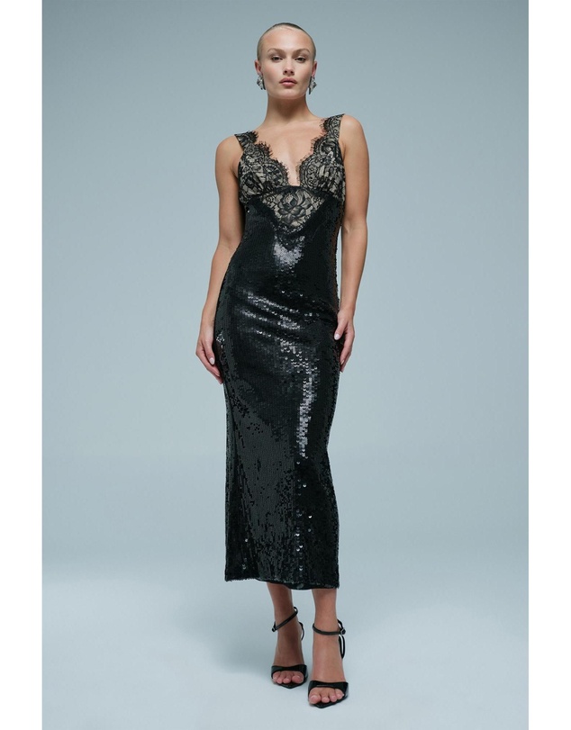 Bardot - Torie Lace Sequin Maxi Dress