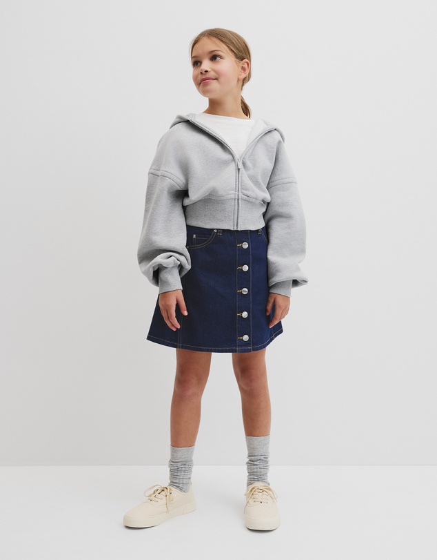 Country Road - Teen Australian Cotton Cropped Zip Through Jacket`