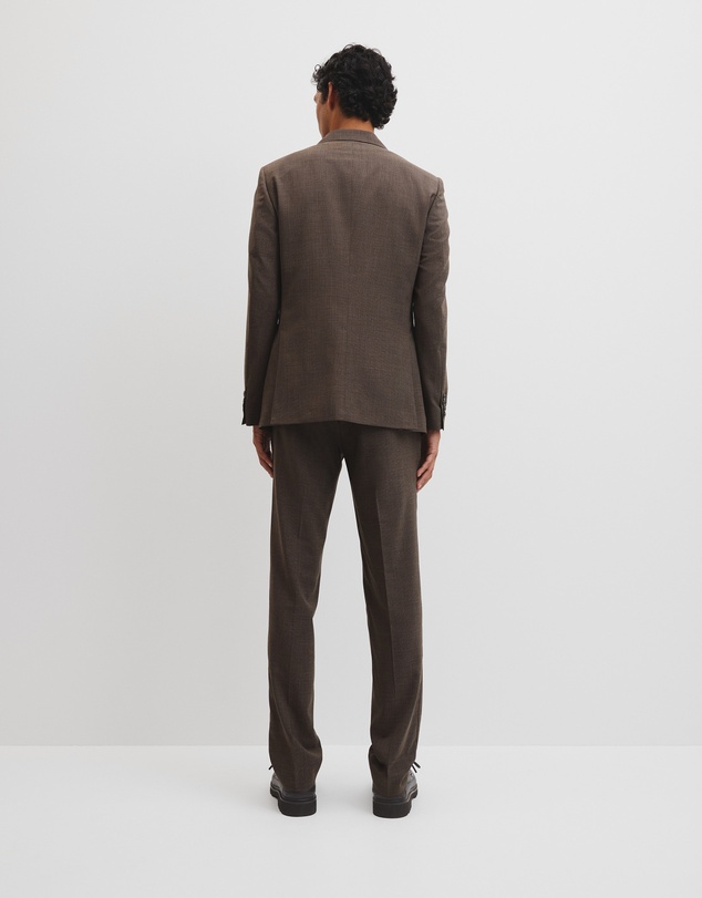 Country Road - Regular Fit Wool Blend Houndstooth Jacket
