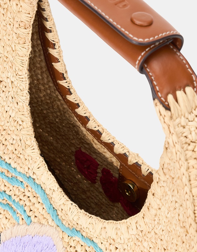 Staud - Moon Raffia Tote Bag