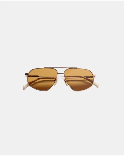Soda Shades - Rozalia Russia x Soda Shades - Shade 002 Gold Gold Brown