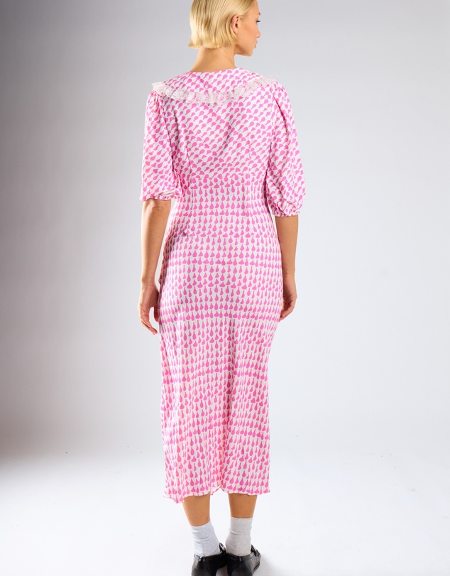 Glamorous - Puff Sleeve Midi Dress