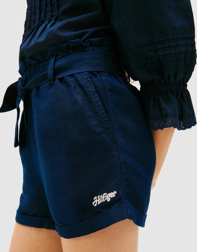 Tommy Hilfiger - Linen Blend Shorts - Kids