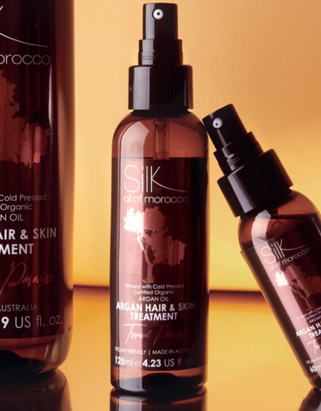 Silk Oil of Morocco - Argan Hair and Skin Treatment Tropical Paradise - 125ml