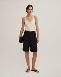Witchery - Lace Rib Tank Top