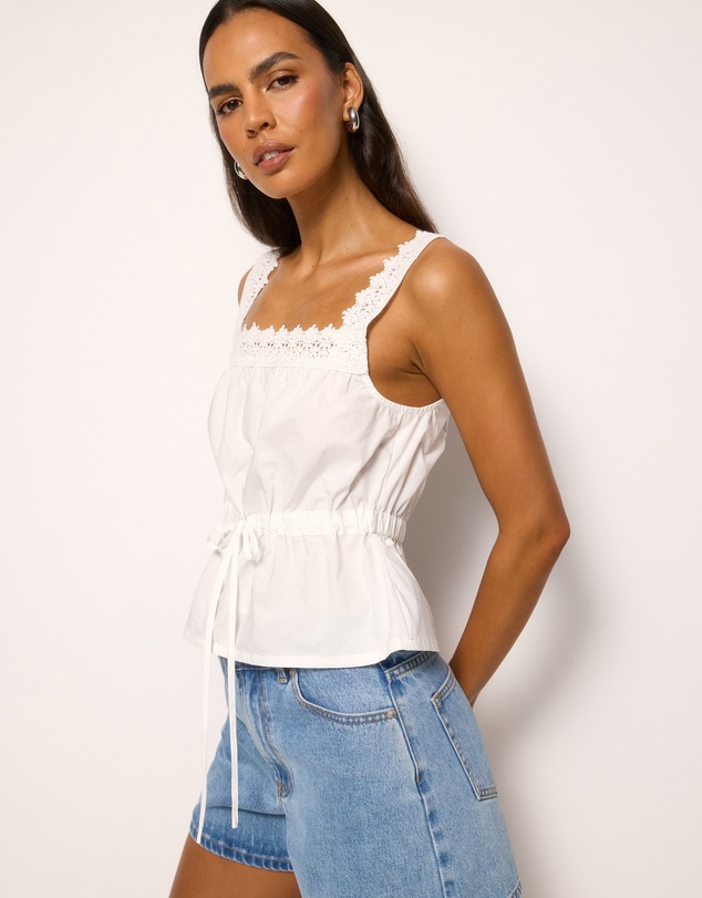 AERE - Elowen Lace Top