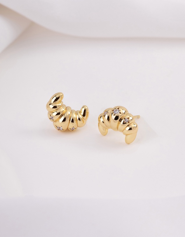 Wanderlust + Co - Croissant Stud Earrings
