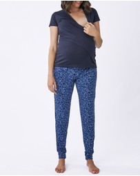 Angel Maternity - Maternity 2-Piece Rest and Relax Lounge Outfit