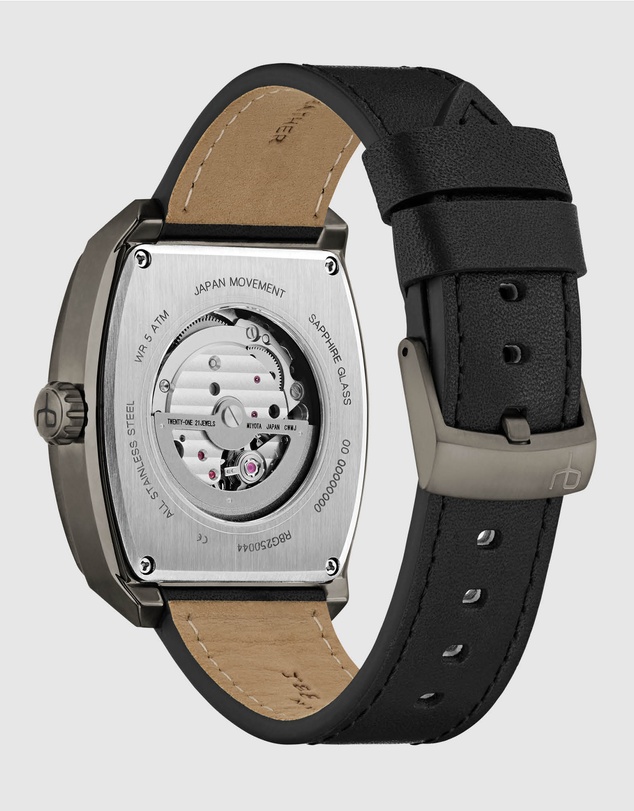 rag & bone - Rag & Bone Mercer Black-Tone Automatic Watch