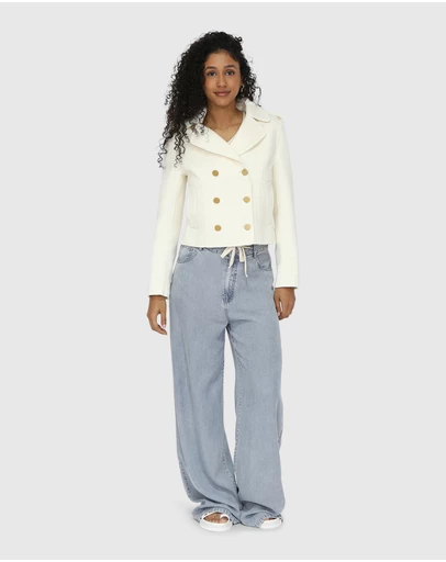 Belle & Bloom - Back in Time Military Peacoat