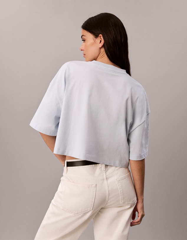 Calvin Klein Jeans - Denim Monologo Boxy T-Shirt