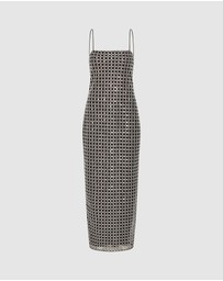 ROTATE - Beaded Maxi Slip Dress