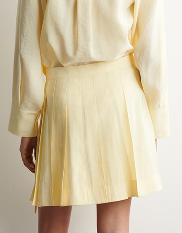 COS - Pleated Mini Wrap Skirt
