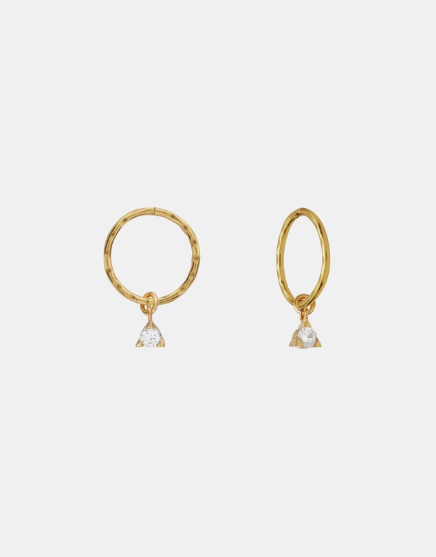 SAINT VALENTINE - Saint Mini Hoops - Gold - ICONIC EXCLUSIVE