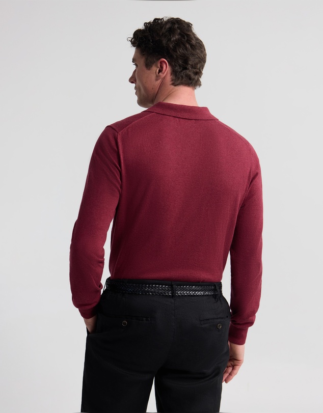 Oxford - Dominic Polo Cashmere Blend Knit