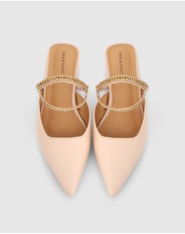Belle & Bloom - On The Go Leather Flat