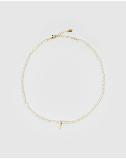 Miz Casa and Co - Pearl Letter I Necklace