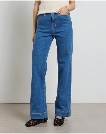 DRICOPER DENIM - Maarte Blue Wide Leg Jeans