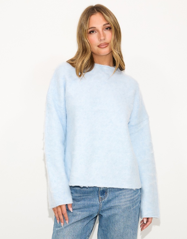Dazie - Talia Fluffy Knit Jumper