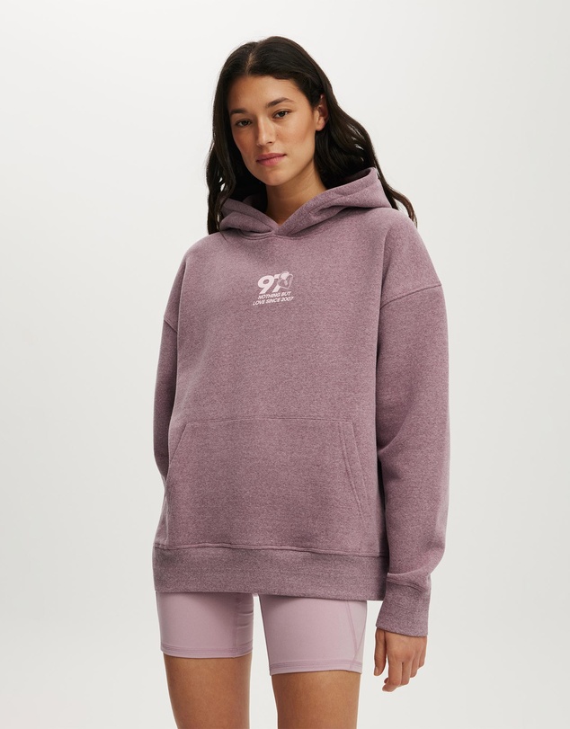 Cotton On Body Active - Plush Premium Graphic Hoodie