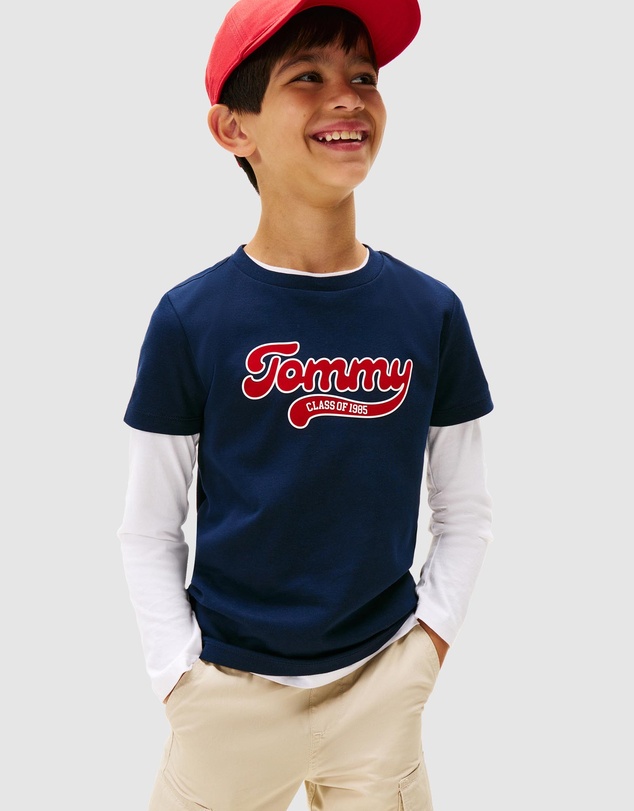 Tommy Hilfiger - Varsity Interlock SS T-Shirt - Kids