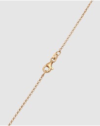 Elli Jewelry - Necklace Y-Chain Platelet Pendant Textured in 925 Sterling Silver Gold Plated