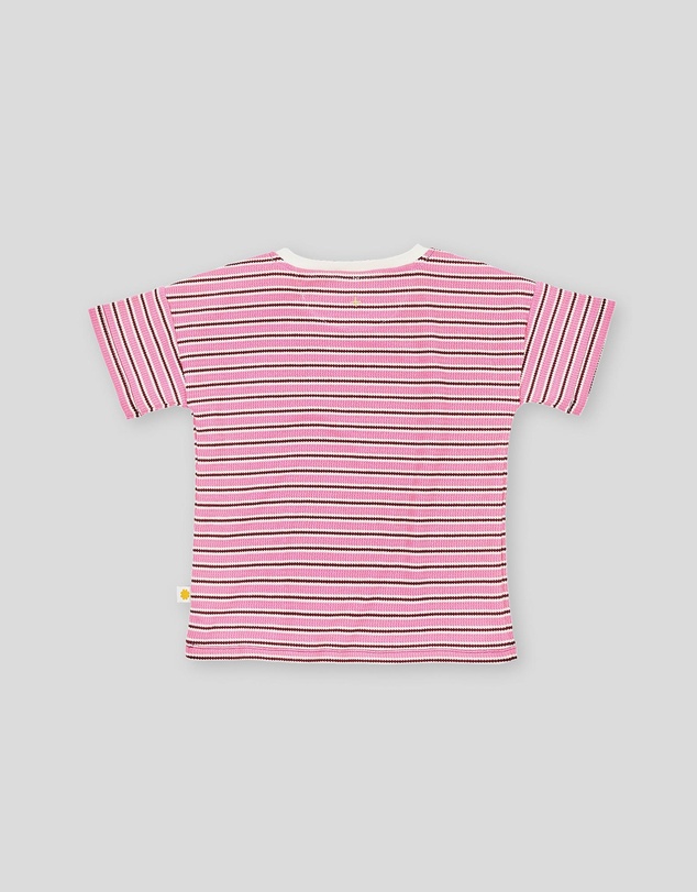 Goldie + Ace - Waffle Stripe T-Shirt - Babies-Kids