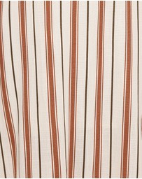 Petal & Pup - Katherine Midi Dress - Brown Stripe
