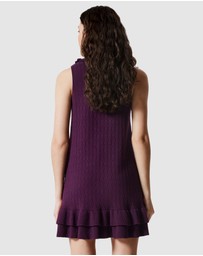 & Other Stories - Knitted Frill Mini Dress