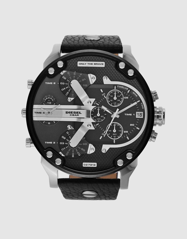 Diesel - Mr Daddy 2 Black Analogue Watch DZ7313