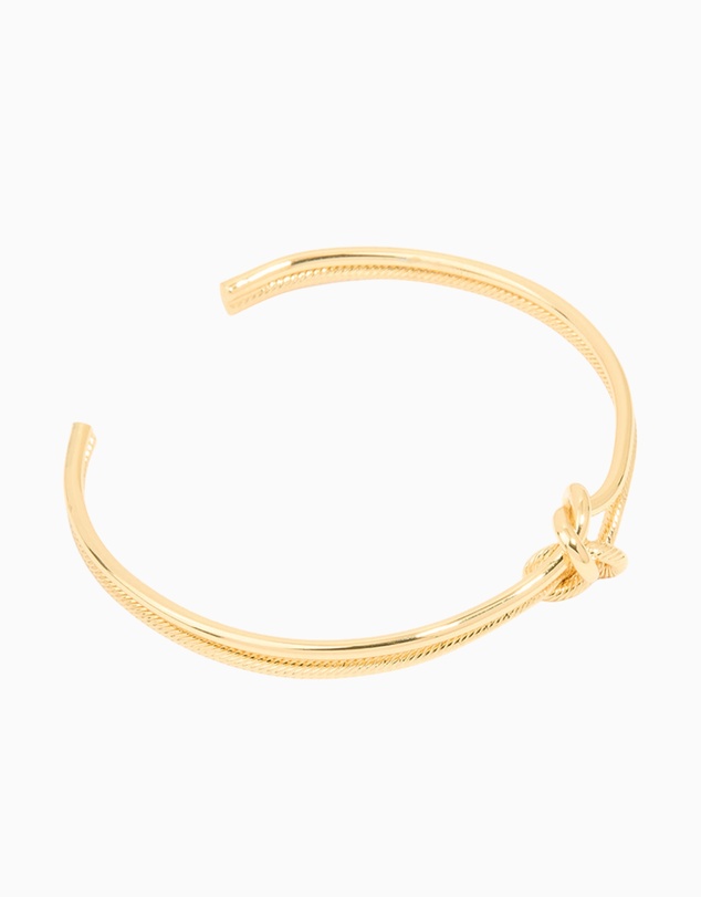 Lovisa - Gold Plated Brass Twisted Knot Wrist Cuff