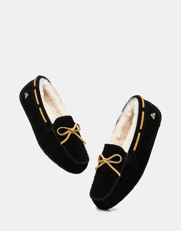 EVERAU - EverAU Ugg Miracle Moccasin Leather Upper Moccasins