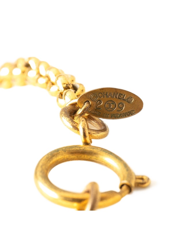 Pre-Loved by Azura Reborn - Pre-Loved CC Gold Plated Circle Pendant Necklace