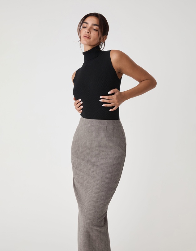Forcast - Loretta Midi Pencil Skirt