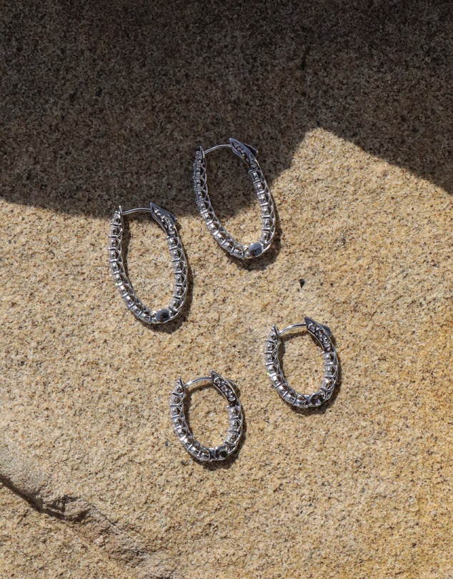 Bianc - Small Halo Earrings