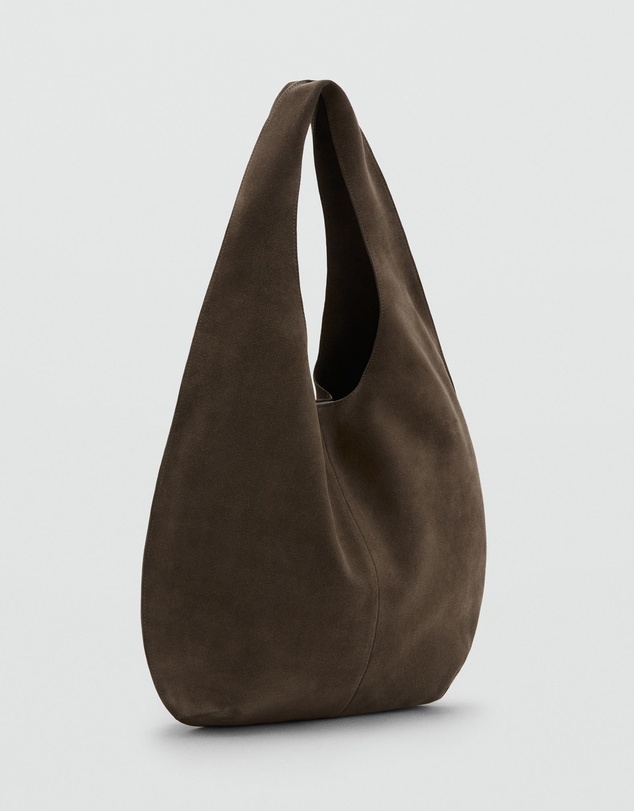 M.N.G - Suede Drawstring Bag