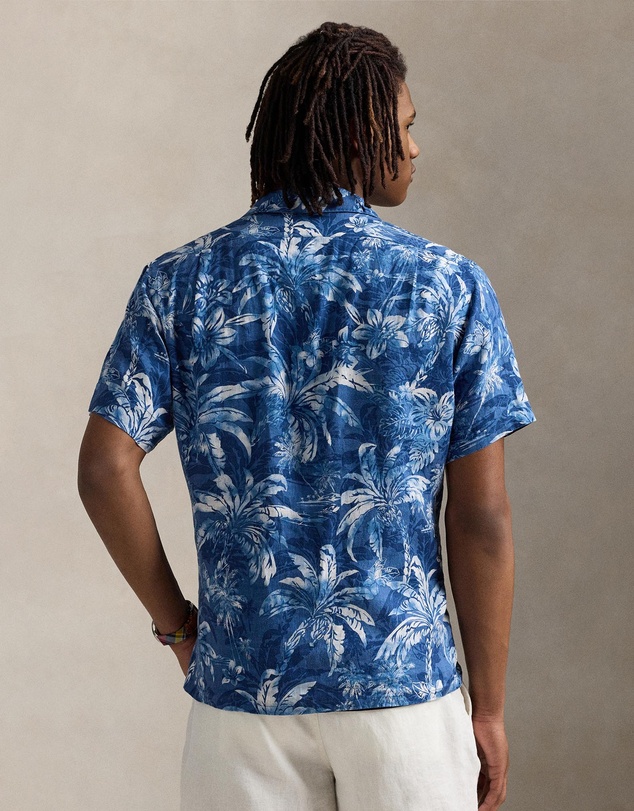Polo Ralph Lauren - Classic Fit Tropical-Print Linen Shirt