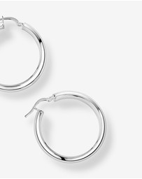 Michael Hill - 25mm Hoop Earrings in Sterling Silver