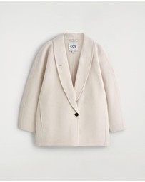 COS - Double-Faced Wool Pea Jacket