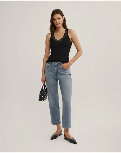 Witchery - Straight Crop Jeans